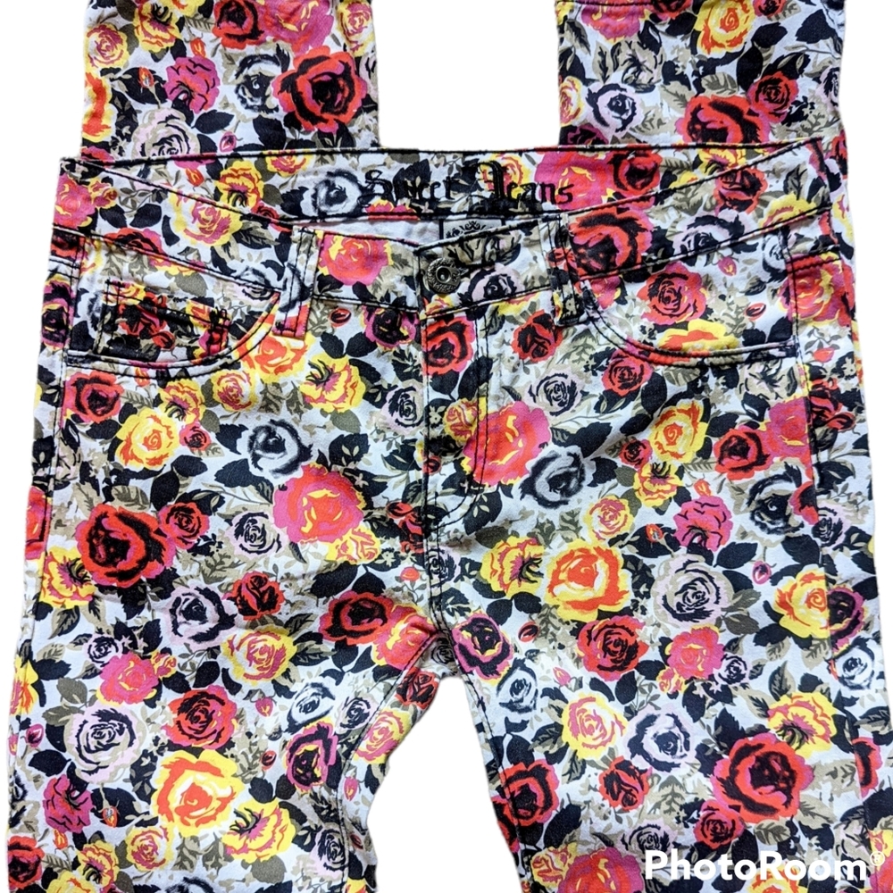 🎀Sweet Jeans | Rose Print | Size 13